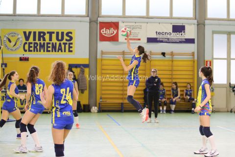 #FipavComo #VolleyAddictedVIRTUS CERMENATE 3 - PALLAVOLO CABIATE 0Under 14 Femminile Como - Seconda Fase - 6^ GiornataCermenate (CO) - 4 marzo 2023Gallery: www.volleyaddicted.comCredit: Morotti Matteo/VolleyAddicted.com