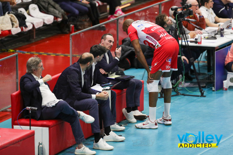 #SuperLega #VolleyAddictedSuperLega Credem Banca 2023/24 - PlayOff ScudettoQuarti di Finale - Gara 1GAS SALES BLUENERGY PIACENZA 2 - ALLIANZ MILANO 3PalaBancaSport - Piacenza - 6 marzo 2024Gallery: www.volleyaddicted.comCredit: Morotti Matteo/VolleyAddicted.com