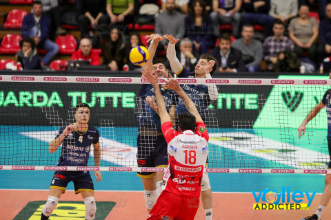 #SuperLega #VolleyAddictedSuperLega Credem Banca 2023/24 - PlayOff ScudettoQuarti di Finale - Gara 1GAS SALES BLUENERGY PIACENZA 2 - ALLIANZ MILANO 3PalaBancaSport - Piacenza - 6 marzo 2024Gallery: www.volleyaddicted.comCredit: Morotti Matteo/VolleyAddicted.com