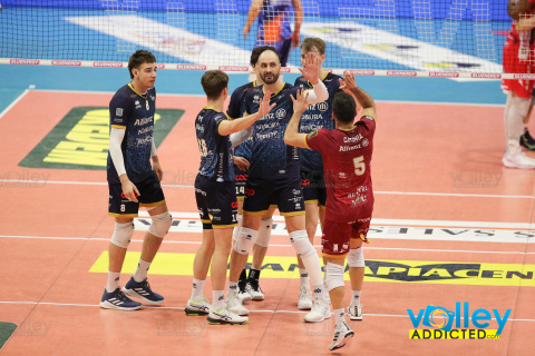 #SuperLega #VolleyAddictedSuperLega Credem Banca 2023/24 - PlayOff ScudettoQuarti di Finale - Gara 1GAS SALES BLUENERGY PIACENZA 2 - ALLIANZ MILANO 3PalaBancaSport - Piacenza - 6 marzo 2024Gallery: www.volleyaddicted.comCredit: Morotti Matteo/VolleyAddicted.com