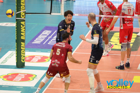 #SuperLega #VolleyAddictedSuperLega Credem Banca 2023/24 - PlayOff ScudettoQuarti di Finale - Gara 1GAS SALES BLUENERGY PIACENZA 2 - ALLIANZ MILANO 3PalaBancaSport - Piacenza - 6 marzo 2024Gallery: www.volleyaddicted.comCredit: Morotti Matteo/VolleyAddicted.com