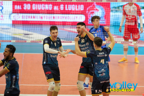 #SuperLega #VolleyAddictedSuperLega Credem Banca 2023/24 - PlayOff ScudettoQuarti di Finale - Gara 1GAS SALES BLUENERGY PIACENZA 2 - ALLIANZ MILANO 3PalaBancaSport - Piacenza - 6 marzo 2024Gallery: www.volleyaddicted.comCredit: Morotti Matteo/VolleyAddicted.com