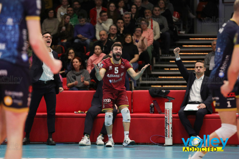 #SuperLega #VolleyAddictedSuperLega Credem Banca 2023/24 - PlayOff ScudettoQuarti di Finale - Gara 1GAS SALES BLUENERGY PIACENZA 2 - ALLIANZ MILANO 3PalaBancaSport - Piacenza - 6 marzo 2024Gallery: www.volleyaddicted.comCredit: Morotti Matteo/VolleyAddicted.com