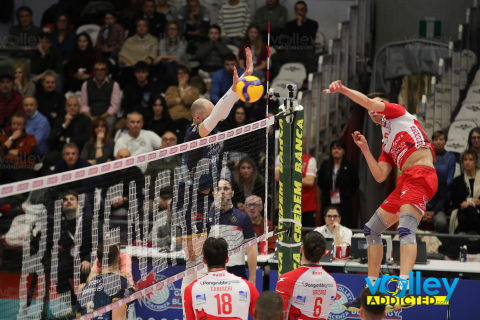 #SuperLega #VolleyAddictedSuperLega Credem Banca 2023/24 - PlayOff ScudettoQuarti di Finale - Gara 1GAS SALES BLUENERGY PIACENZA 2 - ALLIANZ MILANO 3PalaBancaSport - Piacenza - 6 marzo 2024Gallery: www.volleyaddicted.comCredit: Morotti Matteo/VolleyAddicted.com