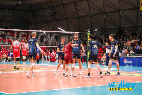 #SuperLega #VolleyAddictedSuperLega Credem Banca 2023/24 - PlayOff ScudettoQuarti di Finale - Gara 1GAS SALES BLUENERGY PIACENZA 2 - ALLIANZ MILANO 3PalaBancaSport - Piacenza - 6 marzo 2024Gallery: www.volleyaddicted.comCredit: Morotti Matteo/VolleyAddicted.com
