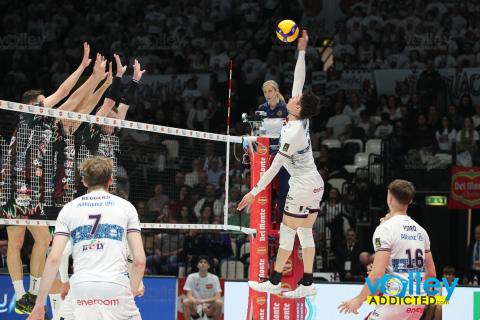 #DelMonteCoppa#SuperLega #VolleyAddictedFinal Four Del Monte® Coppa Italia 2024 - SemifinaleSIR SUSA VIM PERUGIA 3 - ALLIANZ MILANO 2Unipol Arena, Casalecchio di Reno (BO) - 27 gennaio 2024Gallery: www.volleyaddicted.comCredit: Morotti Matteo/VolleyAddicted.com