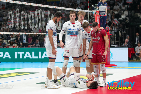 #DelMonteCoppa#SuperLega #VolleyAddictedFinal Four Del Monte® Coppa Italia 2024 - SemifinaleSIR SUSA VIM PERUGIA 3 - ALLIANZ MILANO 2Unipol Arena, Casalecchio di Reno (BO) - 27 gennaio 2024Gallery: www.volleyaddicted.comCredit: Morotti Matteo/VolleyAddicted.com