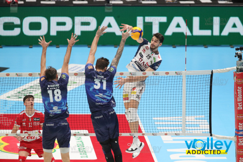 #DelMonteCoppa#SuperLega #VolleyAddictedFinal Four Del Monte® Coppa Italia 2024 - SemifinaleITAS TRENTINO 2 - MINT VERO VOLLEY MONZA 3Unipol Arena, Casalecchio di Reno (BO) - 27 gennaio 2024Gallery: www.volleyaddicted.comCredit: Morotti Matteo/VolleyAddicted.com