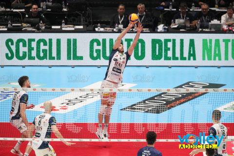 #DelMonteCoppa#SuperLega #VolleyAddictedFinal Four Del Monte® Coppa Italia 2024 - SemifinaleITAS TRENTINO 2 - MINT VERO VOLLEY MONZA 3Unipol Arena, Casalecchio di Reno (BO) - 27 gennaio 2024Gallery: www.volleyaddicted.comCredit: Morotti Matteo/VolleyAddicted.com