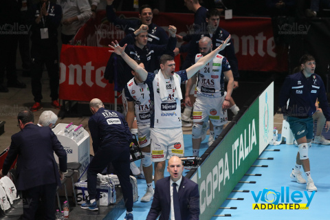 #DelMonteCoppa#SuperLega #VolleyAddictedFinal Four Del Monte® Coppa Italia 2024 - SemifinaleITAS TRENTINO 2 - MINT VERO VOLLEY MONZA 3Unipol Arena, Casalecchio di Reno (BO) - 27 gennaio 2024Gallery: www.volleyaddicted.comCredit: Morotti Matteo/VolleyAddicted.com