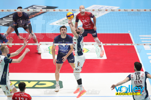 #DelMonteCoppa#SuperLega #VolleyAddictedFinal Four Del Monte® Coppa Italia 2024 - SemifinaleITAS TRENTINO 2 - MINT VERO VOLLEY MONZA 3Unipol Arena, Casalecchio di Reno (BO) - 27 gennaio 2024Gallery: www.volleyaddicted.comCredit: Morotti Matteo/VolleyAddicted.com