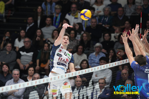 #DelMonteCoppa#SuperLega #VolleyAddictedFinal Four Del Monte® Coppa Italia 2024 - SemifinaleITAS TRENTINO 2 - MINT VERO VOLLEY MONZA 3Unipol Arena, Casalecchio di Reno (BO) - 27 gennaio 2024Gallery: www.volleyaddicted.comCredit: Morotti Matteo/VolleyAddicted.com