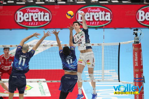 #DelMonteCoppa#SuperLega #VolleyAddictedFinal Four Del Monte® Coppa Italia 2024 - SemifinaleITAS TRENTINO 2 - MINT VERO VOLLEY MONZA 3Unipol Arena, Casalecchio di Reno (BO) - 27 gennaio 2024Gallery: www.volleyaddicted.comCredit: Morotti Matteo/VolleyAddicted.com