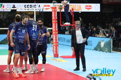 #DelMonteCoppa#SuperLega #VolleyAddictedFinal Four Del Monte® Coppa Italia 2024 - SemifinaleITAS TRENTINO 2 - MINT VERO VOLLEY MONZA 3Unipol Arena, Casalecchio di Reno (BO) - 27 gennaio 2024Gallery: www.volleyaddicted.comCredit: Morotti Matteo/VolleyAddicted.com